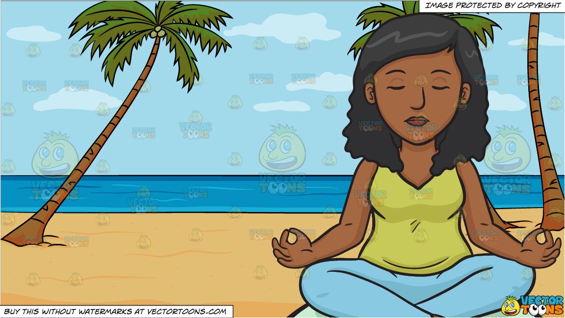 Meditation clipart beach, Meditation beach Transparent FREE for ...