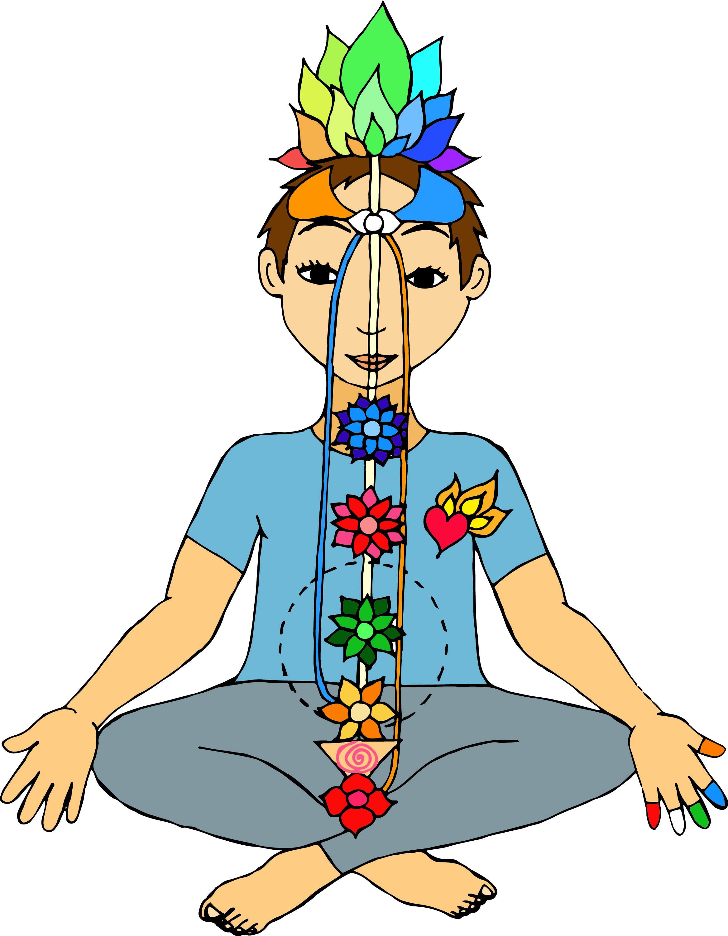 Meditation clipart childrens, Meditation childrens Transparent FREE for