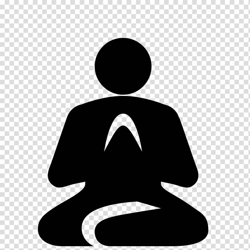 Buddhist icons mindfulness . Meditation clipart computer
