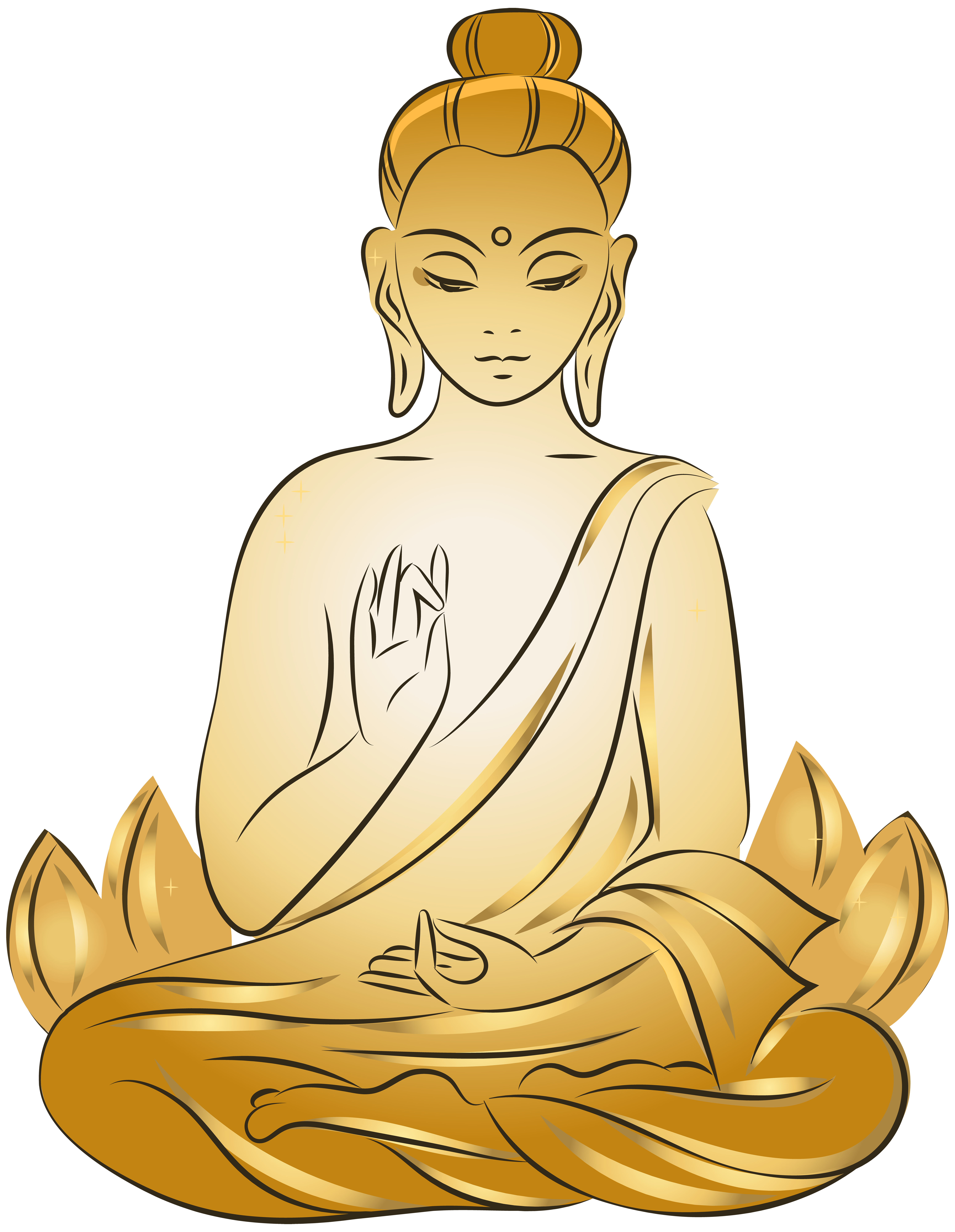 Meditation clipart computer. Statue buddha png clip