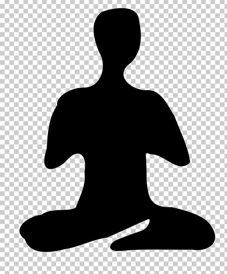 Icons monk png black. Meditation clipart computer