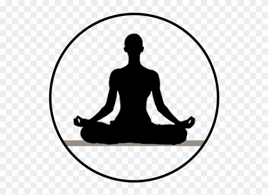 Meditation clipart disciplined. Yoga class person meditating