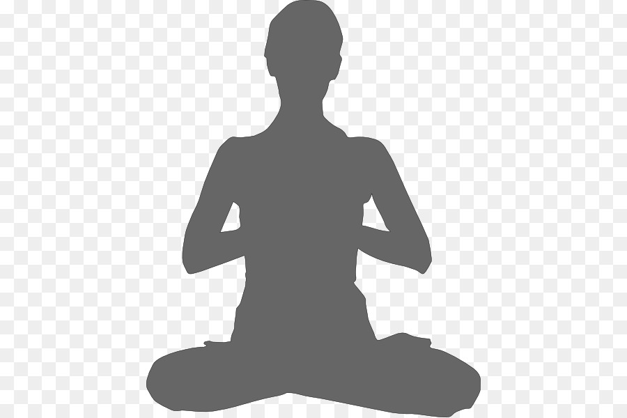 Meditation clipart meditation hand. Yoga cartoon transparent 