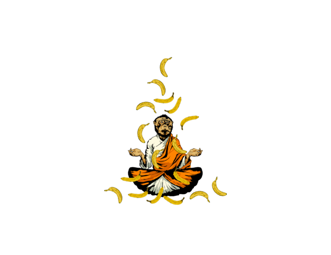 meditation clipart monk