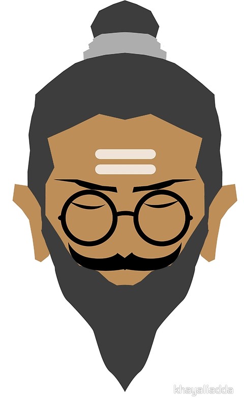 meditation clipart sadhu