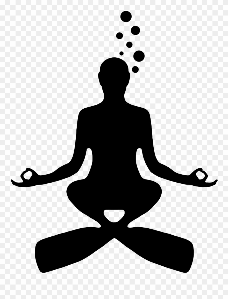 Yoga class sitting png. Meditation clipart serene