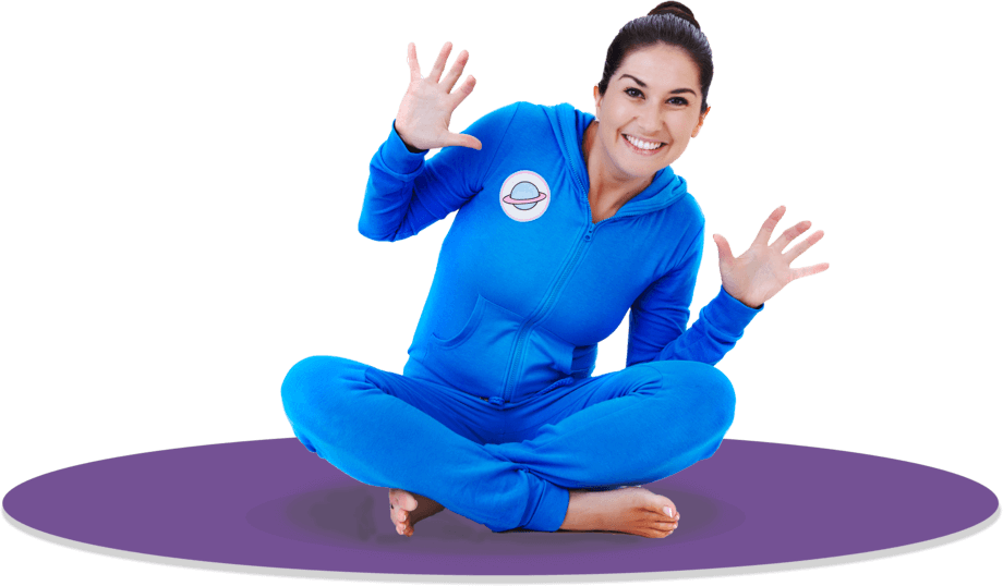 Cosmic kids jaime. Meditation clipart toddler yoga