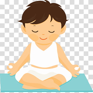 Meditation clipart toddler yoga. Kids transparent background png