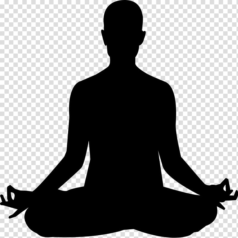 Christian feeling yoga . Meditation clipart transparent