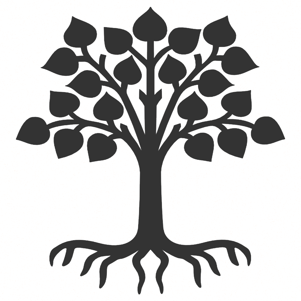 meditation clipart tree