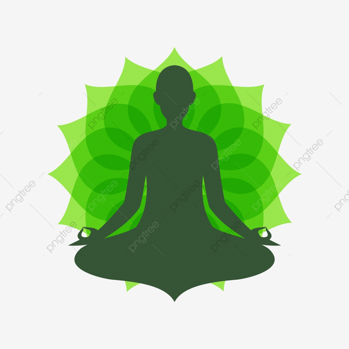 meditation clipart yoga day