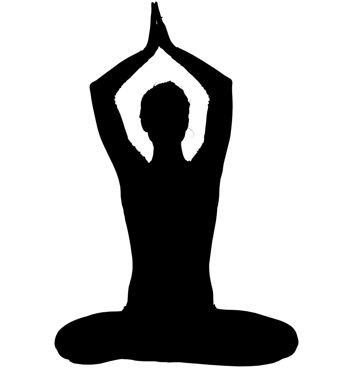 meditation clipart yogasana