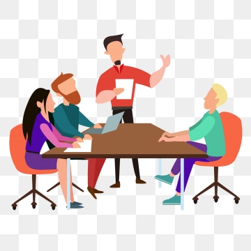 conference clipart casual meeting