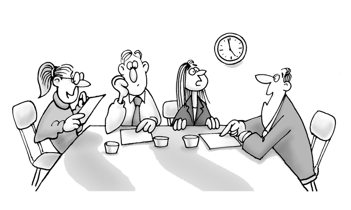 Meeting clipart board meeting. Cartoon image of secondtofirst