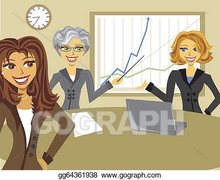 Meeting clipart formal meeting. Eps illustration image of