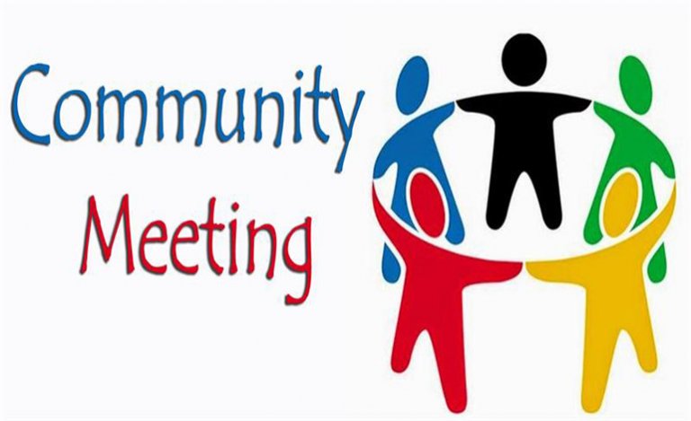 Community aims to engage. Meeting clipart information session