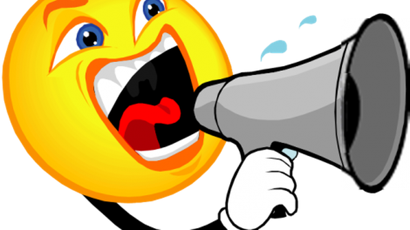Megaphone clipart animation. Comments of the week