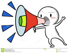 megaphone clipart cute