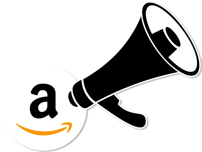 Amazon services dog ear. Megaphone clipart marketing