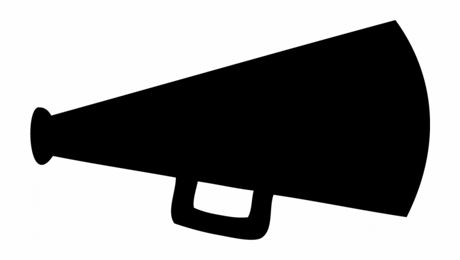 megaphone clipart silhouette