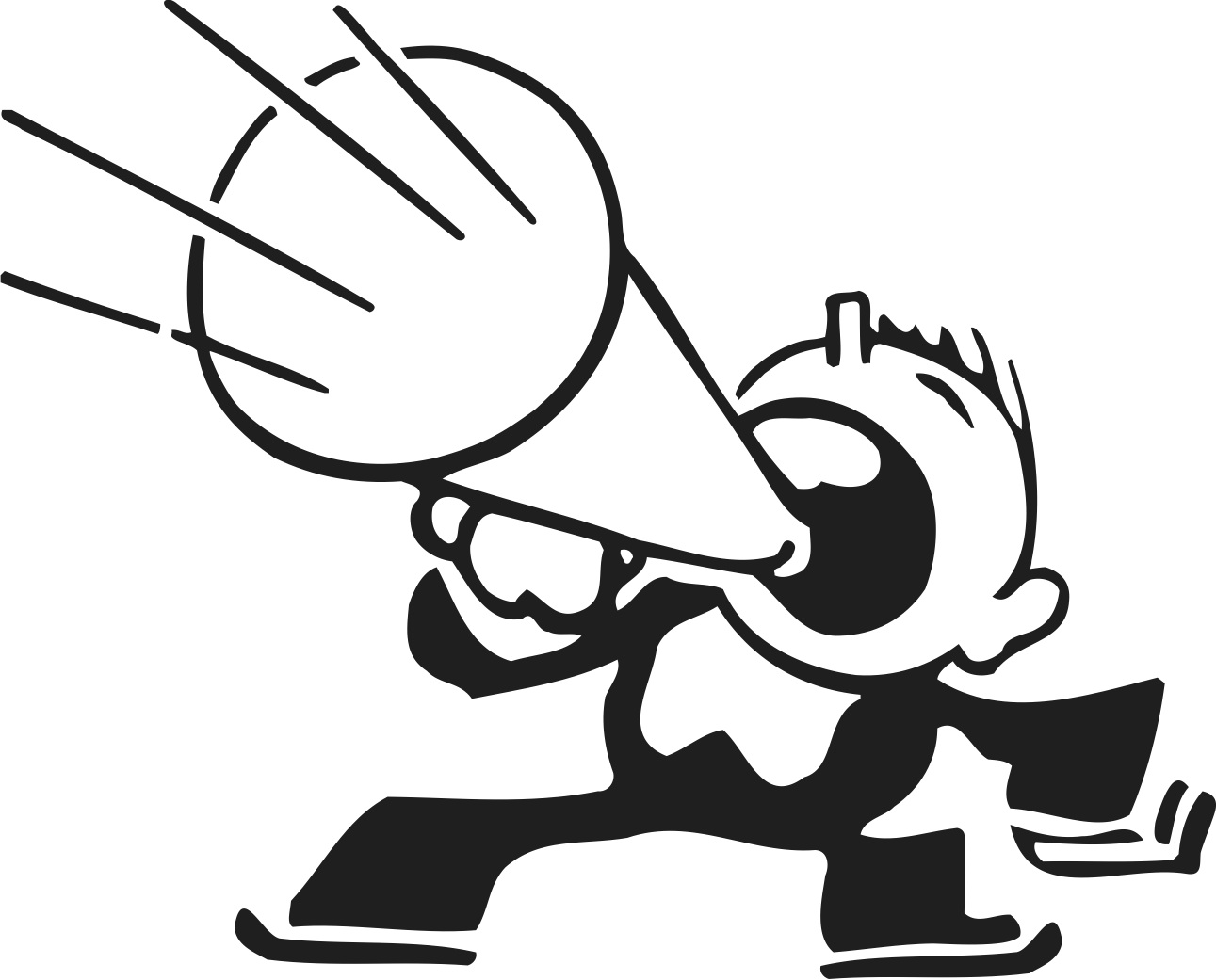 megaphone clipart vintage
