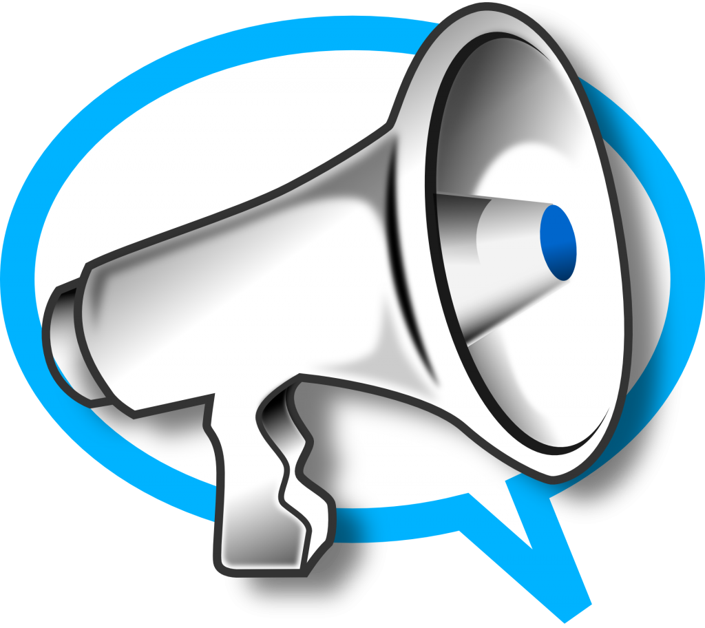 megaphone clipart voice customer