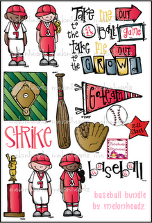 My illustrations . Melonheadz clipart baseball
