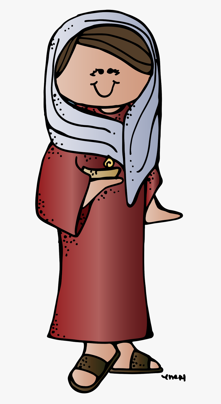 Lds illustrating woman . Melonheadz clipart bible