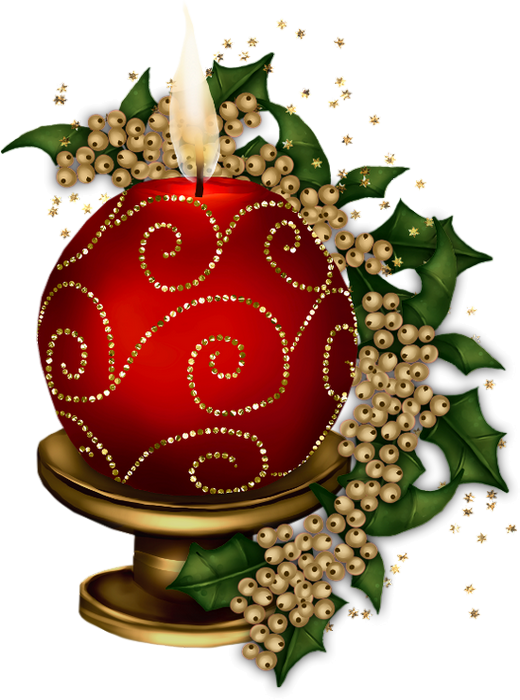 Bougie de no l. Memories clipart christmas