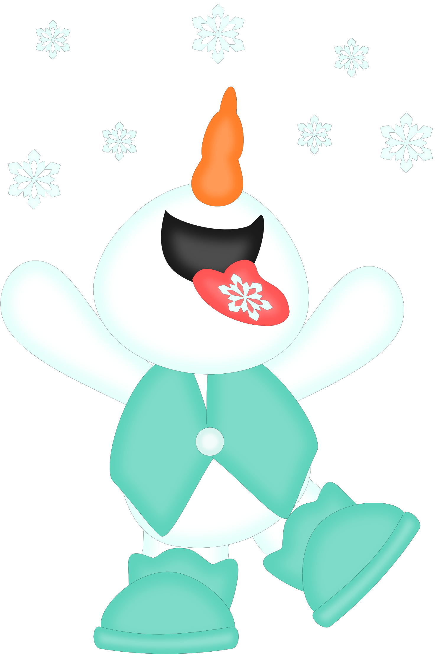snowflake clipart craft