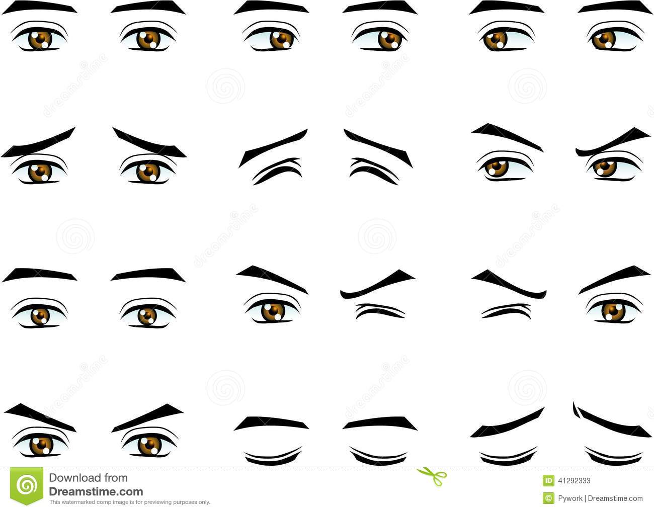 men clipart eyes