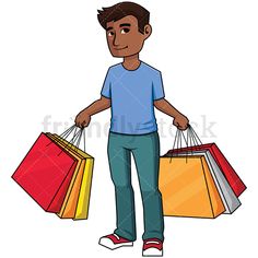 best images in. Men clipart shopping