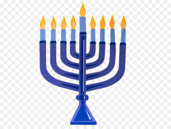 Menorah clipart hanukkah decoration. Candle christmas lighting 