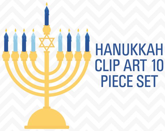 menorah clipart hanukkah