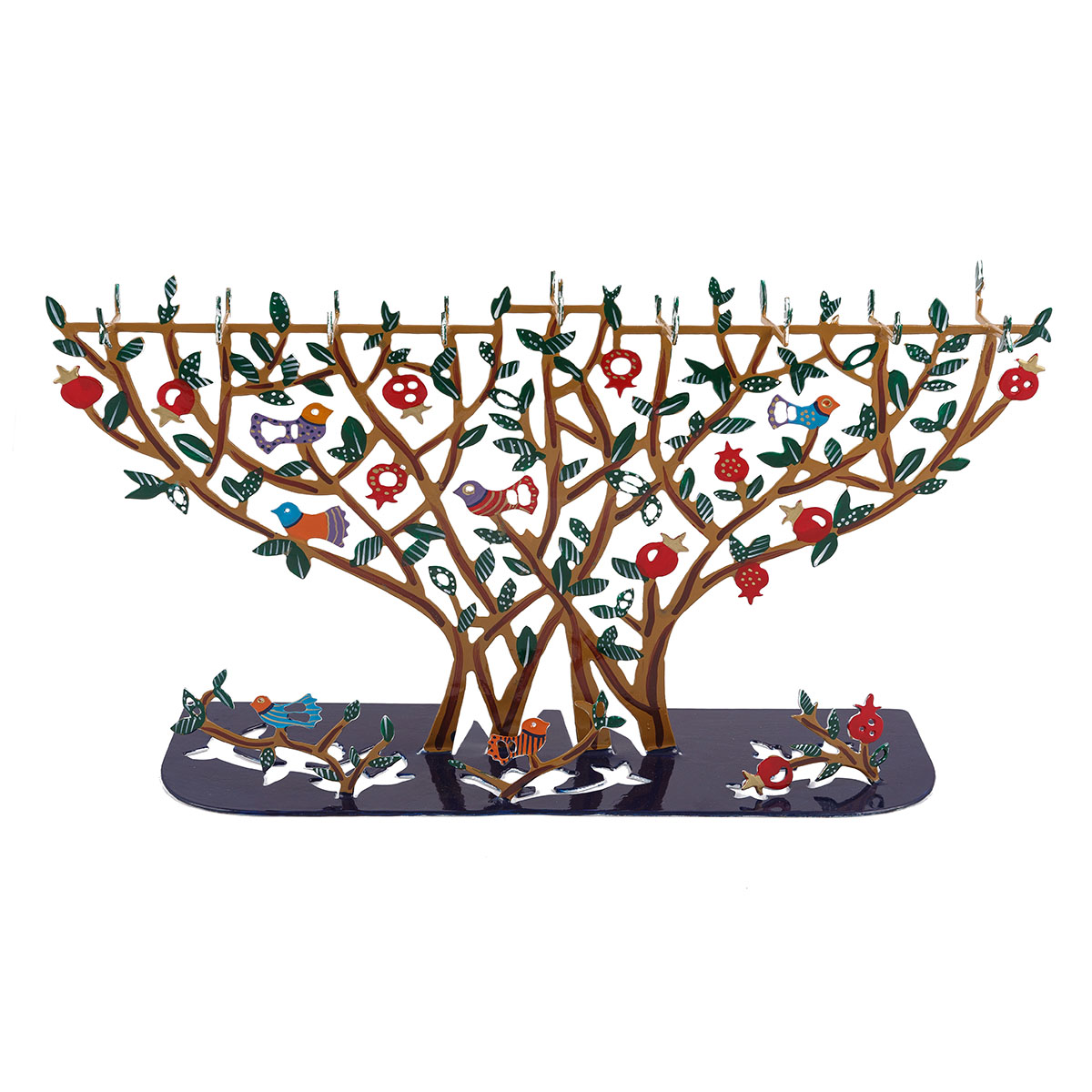 Yair emanuel laser cut. Menorah clipart tree
