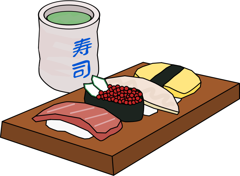 Menu clipart animated. Sushi free collection download