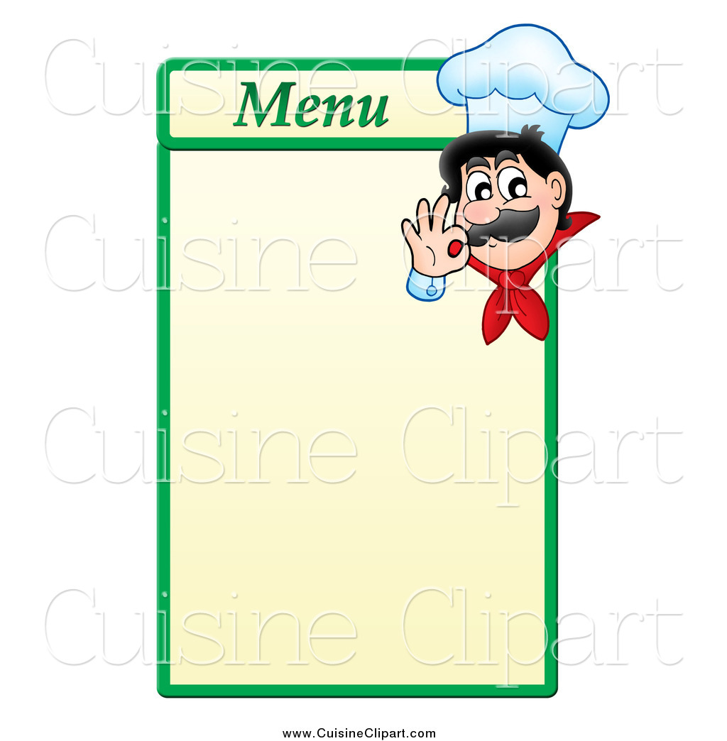 menu clipart cheef