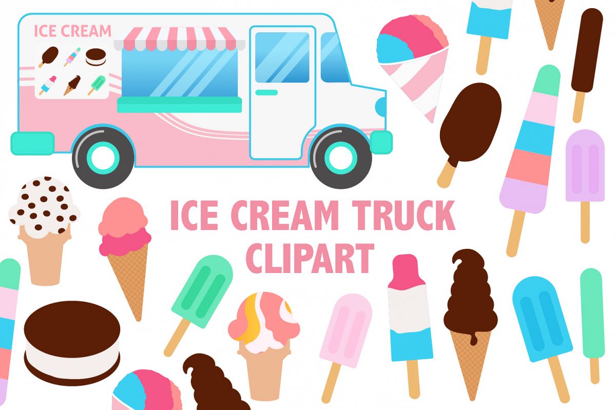 menu clipart ice cream truck
