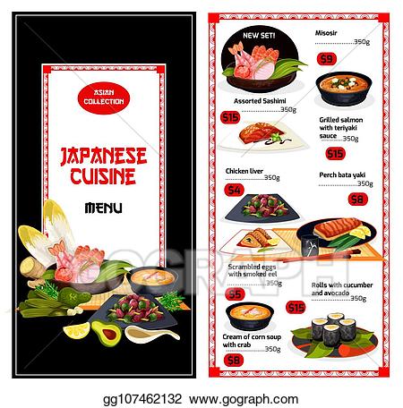 menu clipart menu japanese