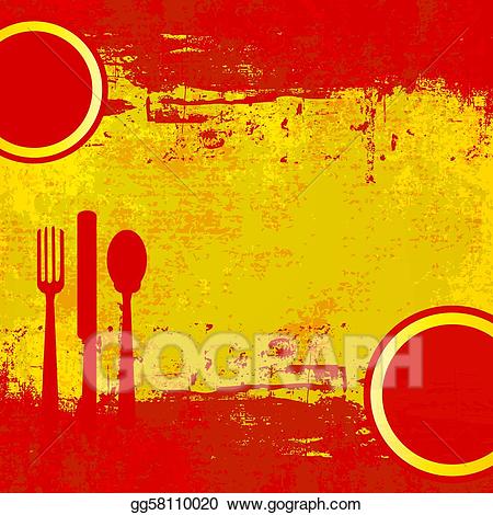Vector stock illustration gg. Menu clipart menu spanish