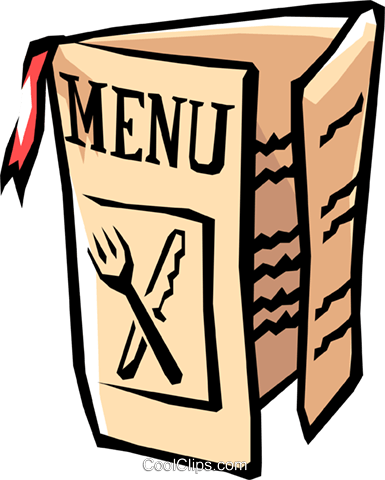 menu clipart menus