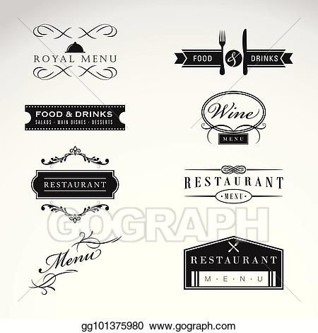 menu clipart royal restaurant