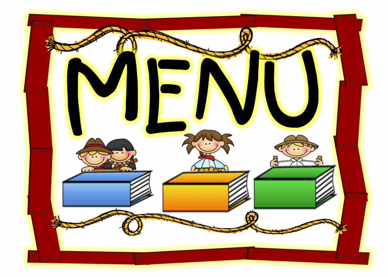 menu clipart school menu