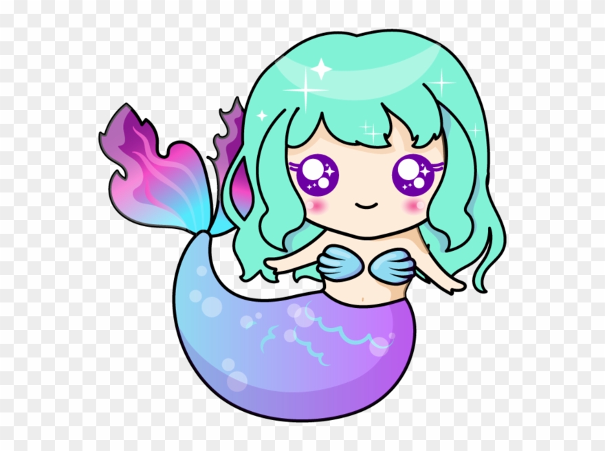mermaid clipart adorable