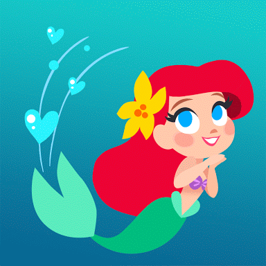 Mermaid clipart animation. Gif find share on