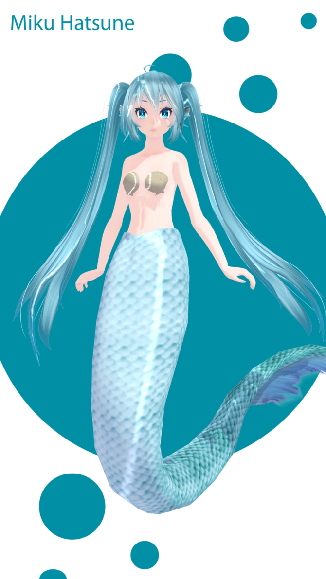 mermaid clipart aqua