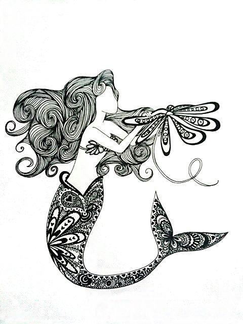 mermaid clipart ethnic