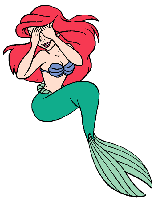 Mermaid clipart eye. Ariel clip art disney