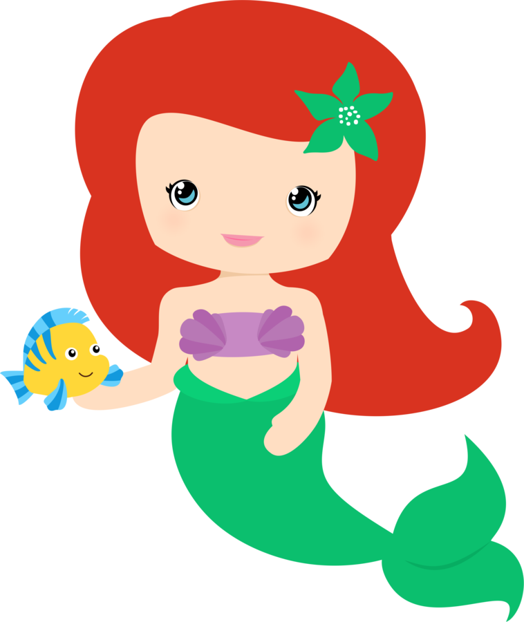 shell clipart little mermaid