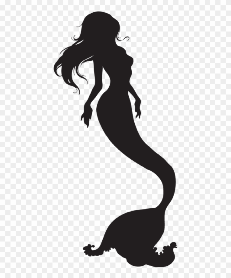 Mermaid clipart transparent. Free png silhouette images